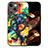 Soft Silicone Gel Leather Snap On Case Cover with Magnetic S01D for Apple iPhone 13 Mixed