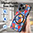 Soft Silicone Gel Leather Snap On Case Cover with Magnetic S01D for Apple iPhone 15 Pro