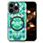 Soft Silicone Gel Leather Snap On Case Cover with Magnetic S01D for Apple iPhone 15 Pro