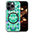 Soft Silicone Gel Leather Snap On Case Cover with Magnetic S01D for Apple iPhone 15 Pro Max
