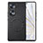 Soft Silicone Gel Leather Snap On Case Cover with Magnetic S01D for Huawei Honor 70 5G