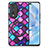 Soft Silicone Gel Leather Snap On Case Cover with Magnetic S01D for Huawei Honor 80 Pro 5G