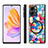 Soft Silicone Gel Leather Snap On Case Cover with Magnetic S01D for Huawei Honor 80 SE 5G