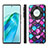 Soft Silicone Gel Leather Snap On Case Cover with Magnetic S01D for Huawei Honor Magic5 Lite 5G