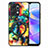 Soft Silicone Gel Leather Snap On Case Cover with Magnetic S01D for Huawei Honor X7a