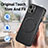 Soft Silicone Gel Leather Snap On Case Cover with Magnetic S02D for Apple iPhone 13