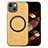 Soft Silicone Gel Leather Snap On Case Cover with Magnetic S02D for Apple iPhone 13