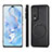 Soft Silicone Gel Leather Snap On Case Cover with Magnetic S02D for Huawei Honor 80 Pro 5G