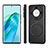 Soft Silicone Gel Leather Snap On Case Cover with Magnetic S02D for Huawei Honor Magic5 Lite 5G