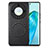 Soft Silicone Gel Leather Snap On Case Cover with Magnetic S02D for Huawei Honor Magic5 Lite 5G