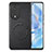 Soft Silicone Gel Leather Snap On Case Cover with Magnetic S03D for Huawei Honor 80 5G