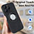 Soft Silicone Gel Leather Snap On Case Cover with Magnetic S07D for Apple iPhone 14 Pro