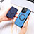 Soft Silicone Gel Leather Snap On Case Cover with Magnetic S11D for Apple iPhone 14 Pro