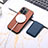 Soft Silicone Gel Leather Snap On Case Cover with Magnetic S11D for Apple iPhone 14 Pro