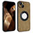 Soft Silicone Gel Leather Snap On Case Cover with Magnetic S14D for Apple iPhone 13