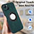 Soft Silicone Gel Leather Snap On Case Cover with Magnetic S14D for Apple iPhone 14