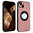 Soft Silicone Gel Leather Snap On Case Cover with Magnetic S14D for Apple iPhone 15