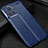 Soft Silicone Gel Leather Snap On Case Cover WL1 for OnePlus 10R 5G Blue