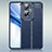 Soft Silicone Gel Leather Snap On Case Cover WL1 for Oppo A79 5G Blue