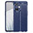 Soft Silicone Gel Leather Snap On Case Cover WL1 for Oppo K11x 5G Blue