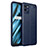 Soft Silicone Gel Leather Snap On Case Cover WL1 for Realme V11s 5G Blue