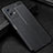 Soft Silicone Gel Leather Snap On Case Cover WL1 for Vivo iQOO U5 5G Black