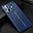 Soft Silicone Gel Leather Snap On Case Cover WL1 for Vivo iQOO Z6 Pro 5G Blue