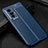 Soft Silicone Gel Leather Snap On Case Cover WL1 for Vivo X70 5G Blue