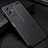 Soft Silicone Gel Leather Snap On Case Cover WL1 for Vivo Y55s 5G Black