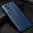 Soft Silicone Gel Leather Snap On Case Cover WL1 for Vivo Y72t Blue