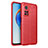 Soft Silicone Gel Leather Snap On Case Cover WL1 for Xiaomi Mi 10T 5G Red