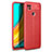 Soft Silicone Gel Leather Snap On Case Cover WL1 for Xiaomi POCO C3 Red