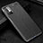 Soft Silicone Gel Leather Snap On Case Cover WL1 for Xiaomi Redmi Note 10T 5G Black