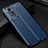 Soft Silicone Gel Leather Snap On Case Cover WL1 for Xiaomi Redmi Note 11 4G (2022) Blue