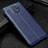 Soft Silicone Gel Leather Snap On Case Cover WL1 for Xiaomi Redmi Note 9 5G Blue