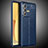 Soft Silicone Gel Leather Snap On Case Cover WL2 for Vivo V23 Pro 5G Blue