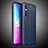 Soft Silicone Gel Leather Snap On Case Cover WL2 for Vivo Y73s 5G Blue