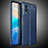 Soft Silicone Gel Leather Snap On Case Cover WL2 for Vivo Y76s 5G Blue