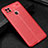 Soft Silicone Gel Leather Snap On Case Cover WL2 for Xiaomi POCO C31 Red