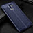 Soft Silicone Gel Leather Snap On Case Cover WL2 for Xiaomi Poco M2 Blue