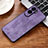 Soft Silicone Gel Leather Snap On Case Cover YZ1 for Huawei Honor 90 Lite 5G Clove Purple