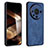 Soft Silicone Gel Leather Snap On Case Cover YZ1 for Huawei Mate 60 Pro Blue