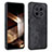 Soft Silicone Gel Leather Snap On Case Cover YZ1 for Huawei Nova Y91 Black