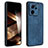 Soft Silicone Gel Leather Snap On Case Cover YZ1 for Xiaomi Mi 13T 5G Blue