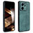 Soft Silicone Gel Leather Snap On Case Cover YZ1 for Xiaomi Mi 13T 5G Green