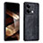 Soft Silicone Gel Leather Snap On Case Cover YZ1 for Xiaomi Redmi Note 13 5G Black