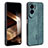 Soft Silicone Gel Leather Snap On Case Cover YZ2 for Huawei Honor 90 Lite 5G Green