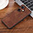 Soft Silicone Gel Leather Snap On Case Cover YZ2 for Oppo K11 5G Brown