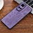 Soft Silicone Gel Leather Snap On Case Cover YZ2 for Oppo Reno10 Pro 5G Clove Purple