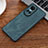 Soft Silicone Gel Leather Snap On Case Cover YZ2 for Oppo Reno10 Pro 5G Green